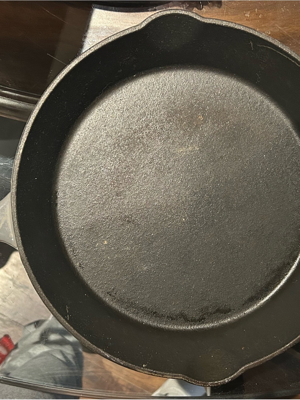 Seasoned Black Cast Iron Skillet - Classic Home Kitchen Pan